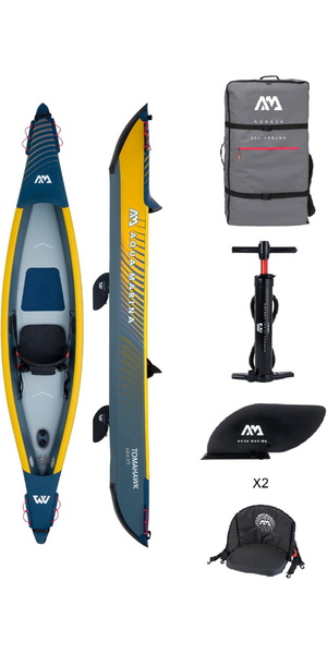 2026 Aqua Marina Kayak De Alta Presión Y Velocidad Tomahawk AIR-K 375 Para Una Persona 46340